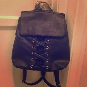 Mini lace up backpack